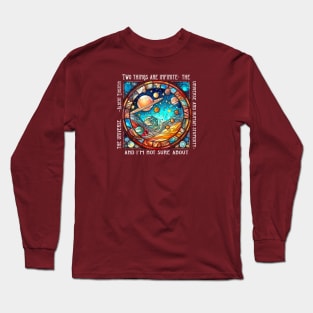 The Universe and Human Stupidity Long Sleeve T-Shirt